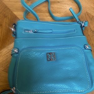 Teal Gianni Bernini Crossbody